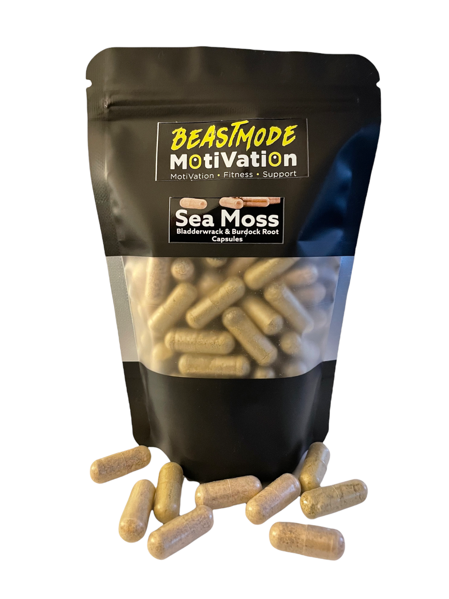 Sea Moss, Bladderwrack, Burdock Root and Maca Root Capsules