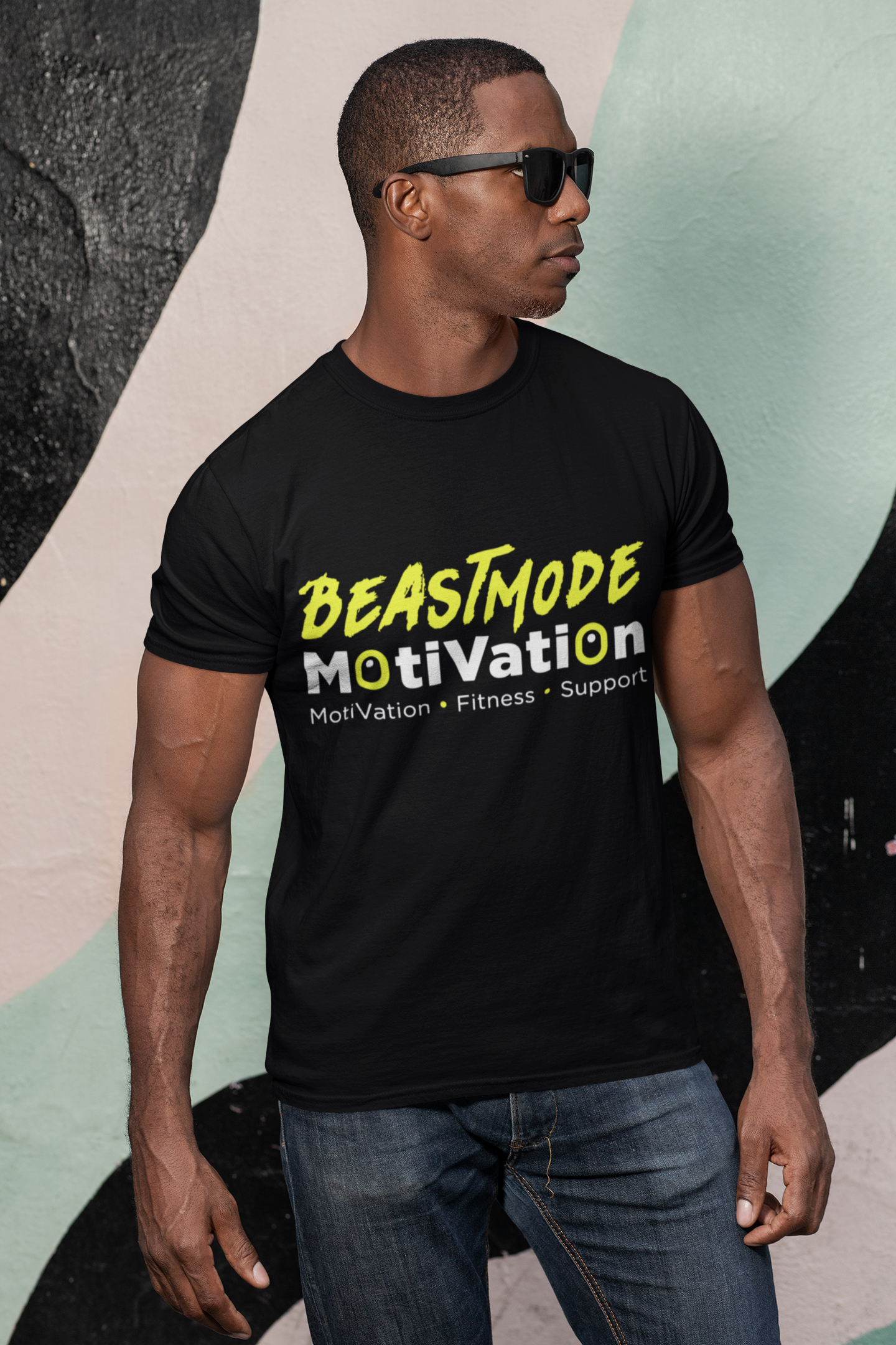 BeastMode Yellow Logo Short-Sleeve Unisex T-Shirt