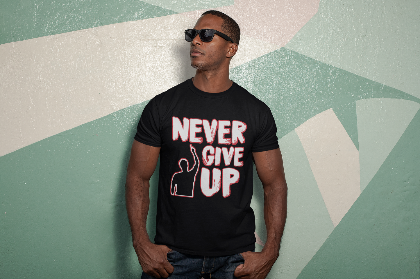 Never Give Up Short-Sleeve Unisex T-Shirt