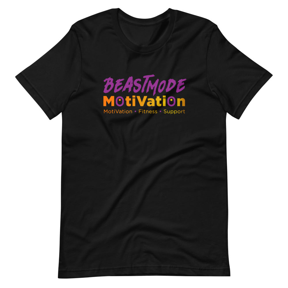 BeastMode Purple Logo Short-Sleeve Unisex T-Shirt