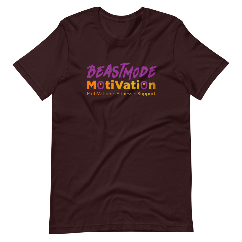 BeastMode Purple Logo Short-Sleeve Unisex T-Shirt