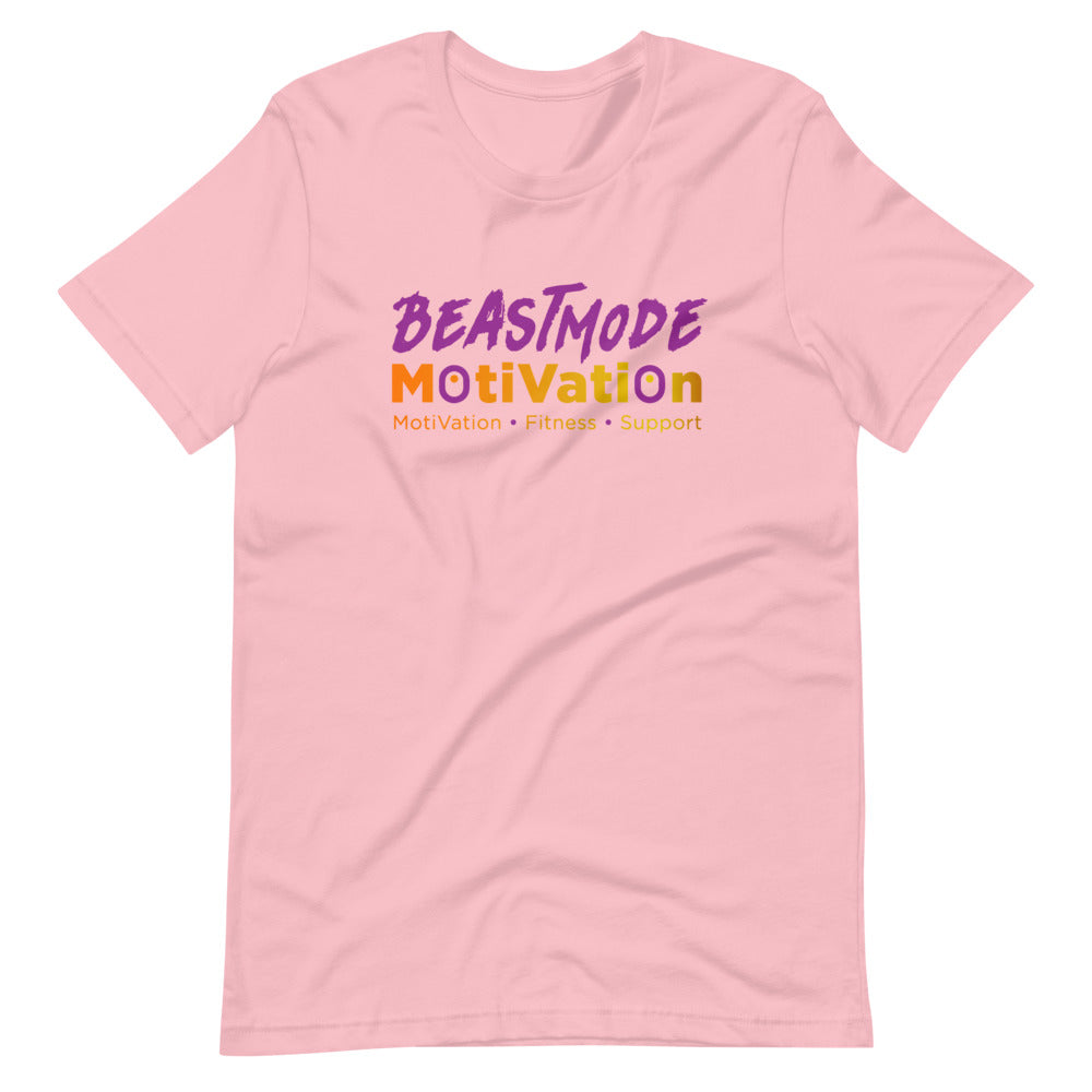 BeastMode Purple Logo Short-Sleeve Unisex T-Shirt