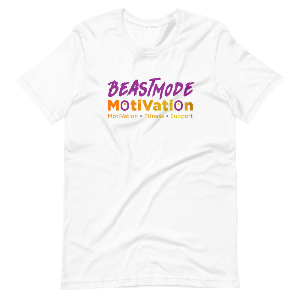 BeastMode Purple Logo Short-Sleeve Unisex T-Shirt